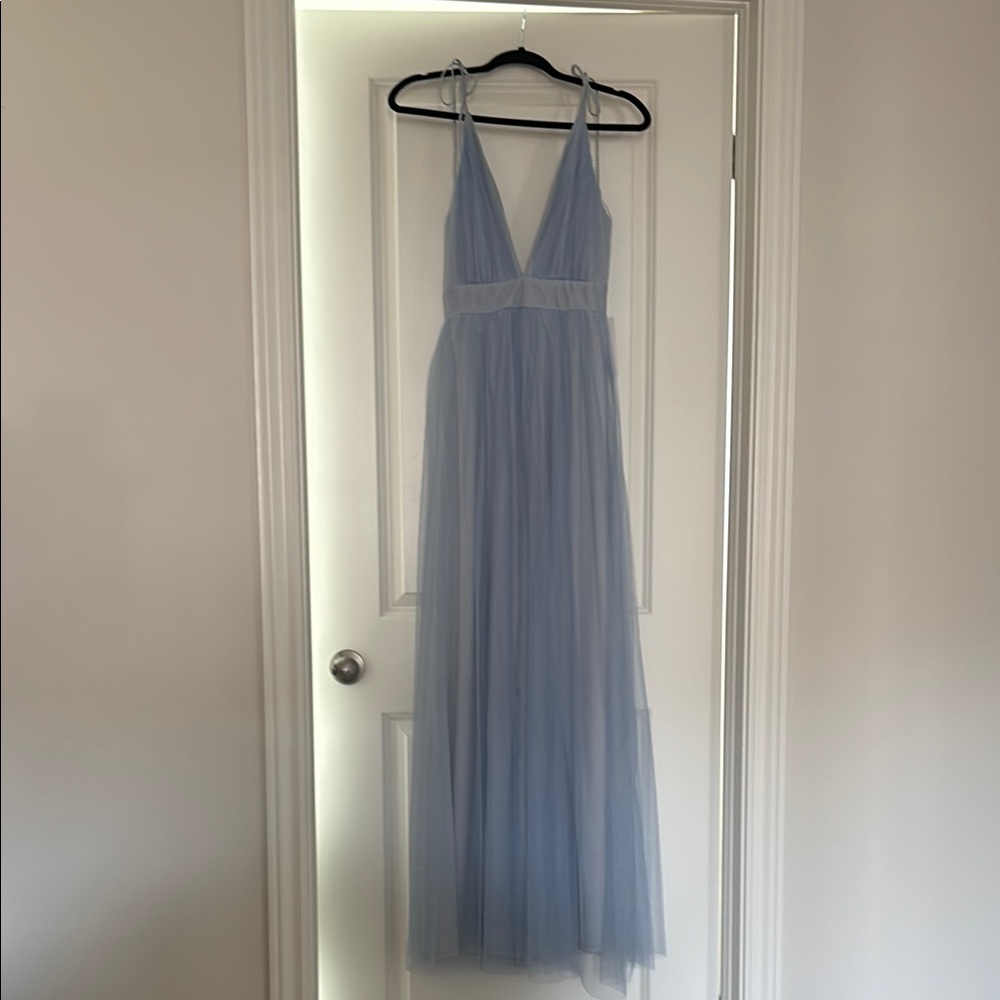 Elegant Blue Evening Gown